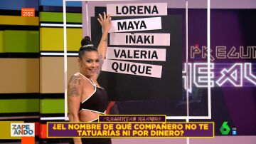 La promesa de Valeria Ros y Lorena Castell por el programa 3.000 de Zapeando y sí, hay un tatuaje de por medio