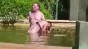 Detenido un hombre tras intentar ahogar a una mujer en la fuente de un parque de Valencia