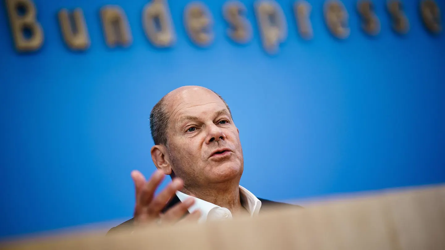 El canciller Olaf Scholz. El canciller Olaf Scholz.