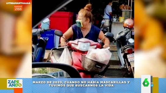 las mascarillas improvisadas más 'locas' de la pandemia las mascarillas improvisadas más 'locas' de la pandemia