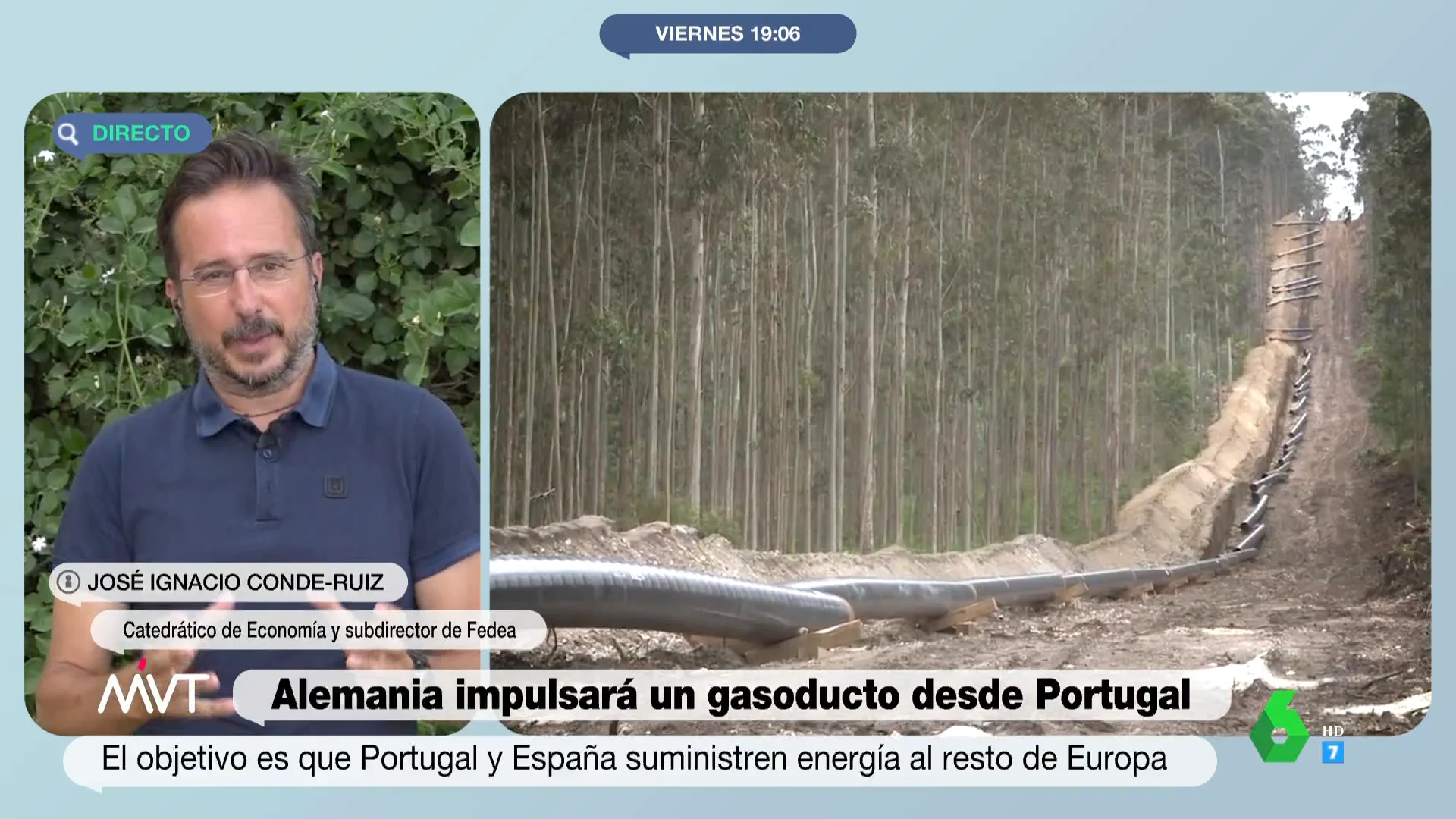 "La noticia más positiva en estas dos crisis": el análisis de José Ignacio Conde-Ruiz sobre el gasoducto que atravesaría España