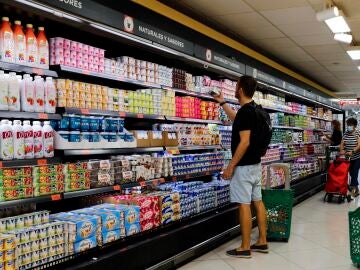 Imagen de archivo de un supermercado. 