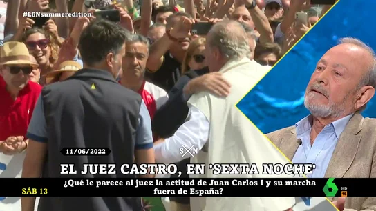 "Una falta de respeto": la indignación del juez Castro ante la actitud del emérito durante su visita a Sanxenxo "Una falta de respeto": la indignación del juez Castro ante la actitud del emérito durante su visita a Sanxenxo