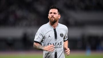 Leo Messi, en un partido con el PSG