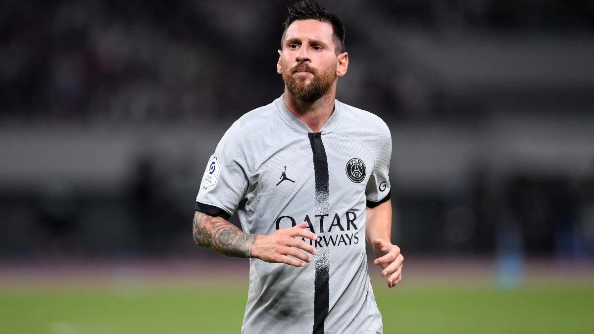 Leo Messi, en un partido con el PSG