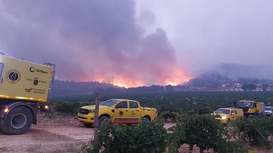 Incendio en Jumilla (Murcia) Incendio en Jumilla (Murcia)