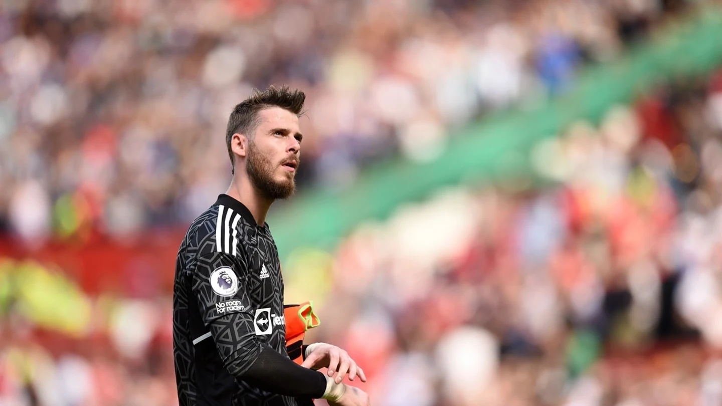 David de Gea en un partido con el Manchester United David de Gea en un partido con el Manchester United