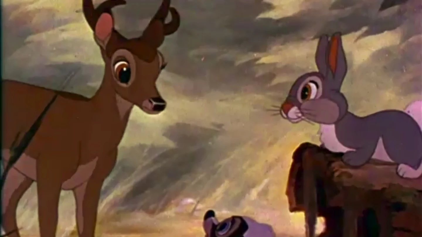 Fotograma de la película Bambi Fotograma de la película Bambi