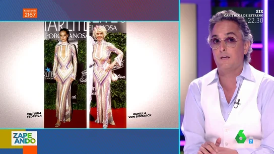 La cómica reacción de Josie al ver que Victoria Federica lleva el mismo vestido que Gunilla Von Bismarck La cómica reacción de Josie al ver que Victoria Federica lleva el mismo vestido que Gunilla Von Bismarck