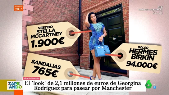 El mensaje de Quique Peinado a Georgina Rodríguez por su look de dos millones de euros: "Por Vallecas te quería ver con eso" El mensaje de Quique Peinado a Georgina Rodríguez por su look de dos millones de euros: "Por Vallecas te quería ver con eso"