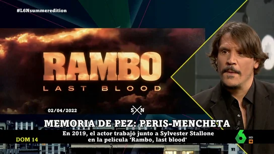 Sergio Peris-Mencheta revela los secretos del rodaje de Rambo: el accidente que sufrió y una escena eliminada Sergio Peris-Mencheta revela los secretos del rodaje de Rambo: el accidente que sufrió y una escena eliminada