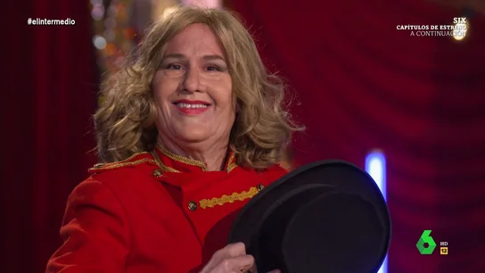 Joaquín Reyes y su imitación de Bárbara Rey en la que 'reveló intimidades’ del emérito: “Era muy fogoso” Joaquín Reyes y su imitación de Bárbara Rey en la que 'reveló intimidades’ del emérito: “Era muy fogoso”