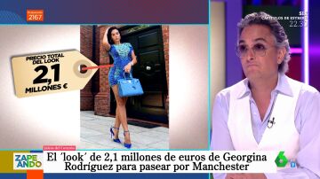 Josie, indignado con el look de Georgina Rodríguez tan caro como una mansión: "Qué 2 millones tan azules"