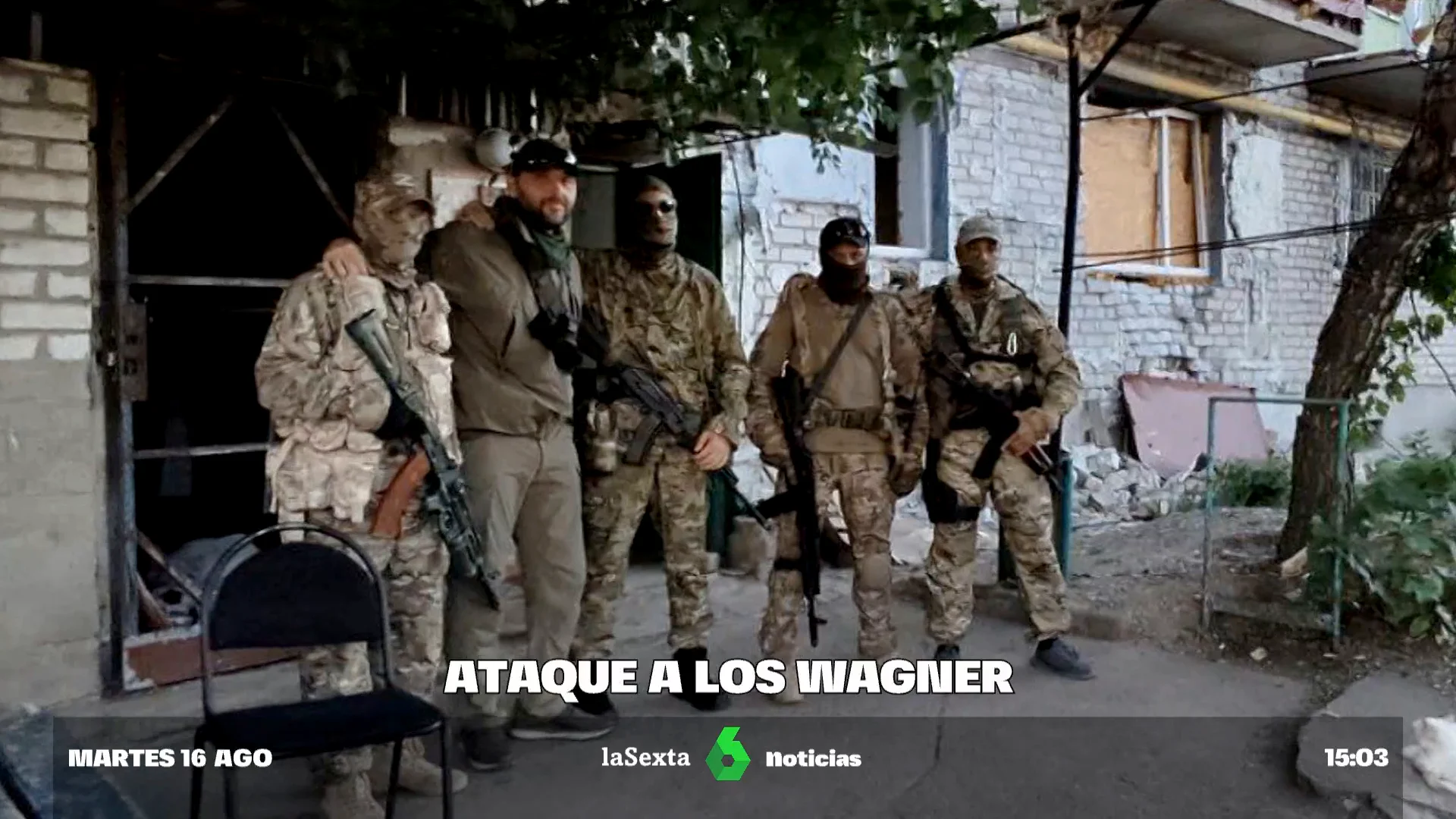 Una foto permite a Ucrania destruir la base secreta de los Wagner, los despiadados mercenarios rusos