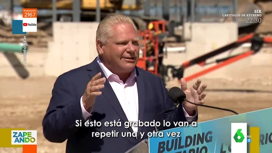 El momento viral en el que un político de Canadá se traga una abeja ante los medios: "Santo dios" El momento viral en el que un político de Canadá se traga una abeja ante los medios: "Santo dios"