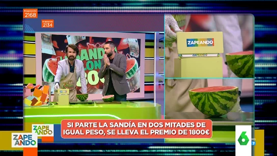 Estos son los peores cortes de la sandía millonaria de Quique Peinado y Santi Alverú: "Es el peso exacto de una humillación" Estos son los peores cortes de la sandía millonaria de Quique Peinado y Santi Alverú: "Es el peso exacto de una humillación"