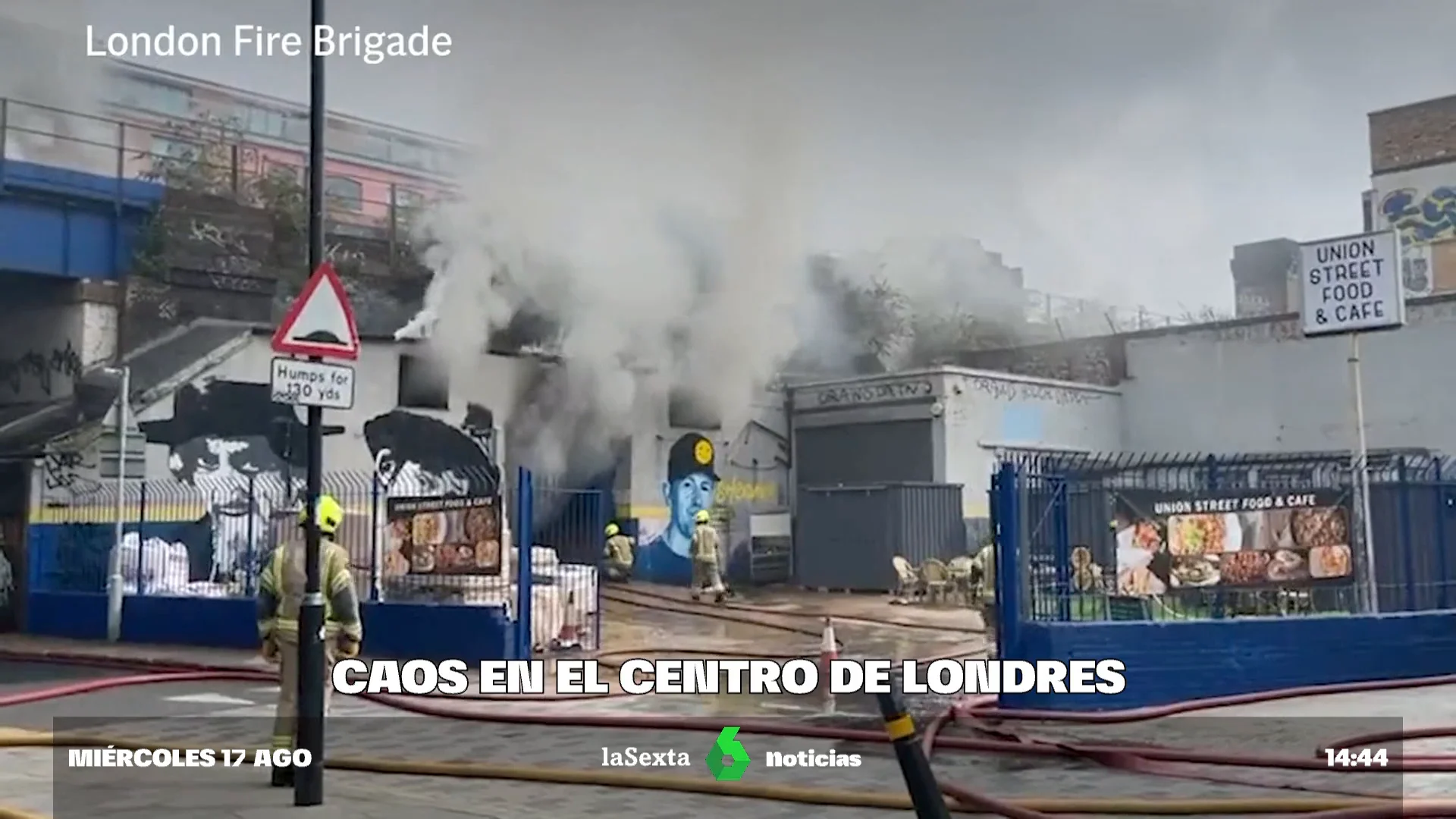 Incendio London Bridge Londres