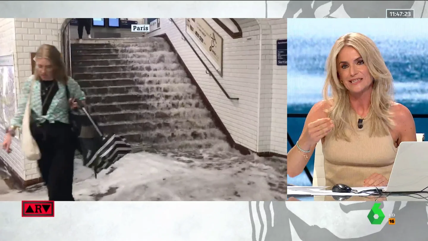 Brutal tormenta en París: las lluvias torrenciales anegan calles y estaciones de metro Brutal tormenta en París: las lluvias torrenciales anegan calles y estaciones de metro