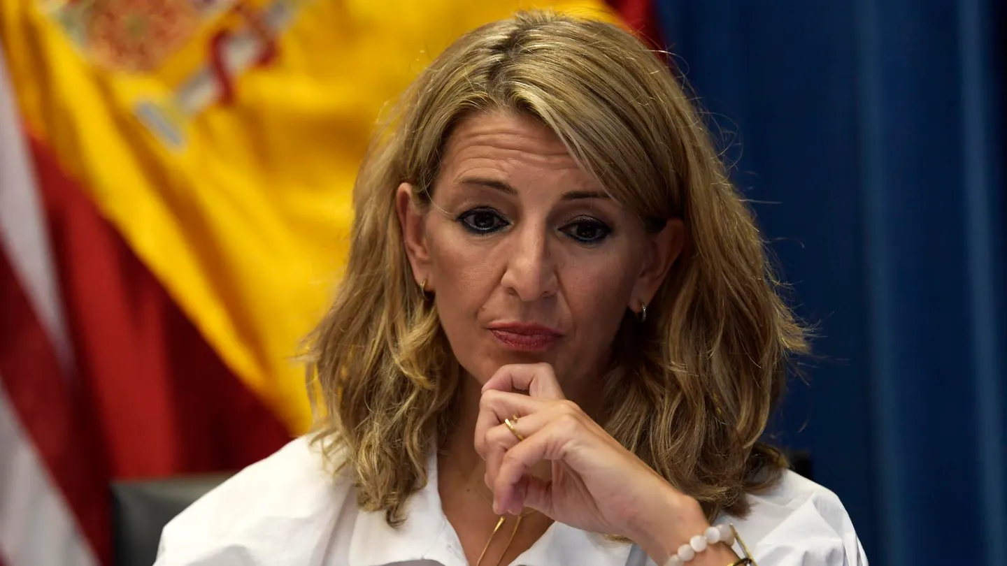 La vicepresidenta segunda del Gobierno español y ministra de Trabajo, Yolanda Díaz. El PSOE apoya la subida del salario mínimo que propone Yolanda Díaz