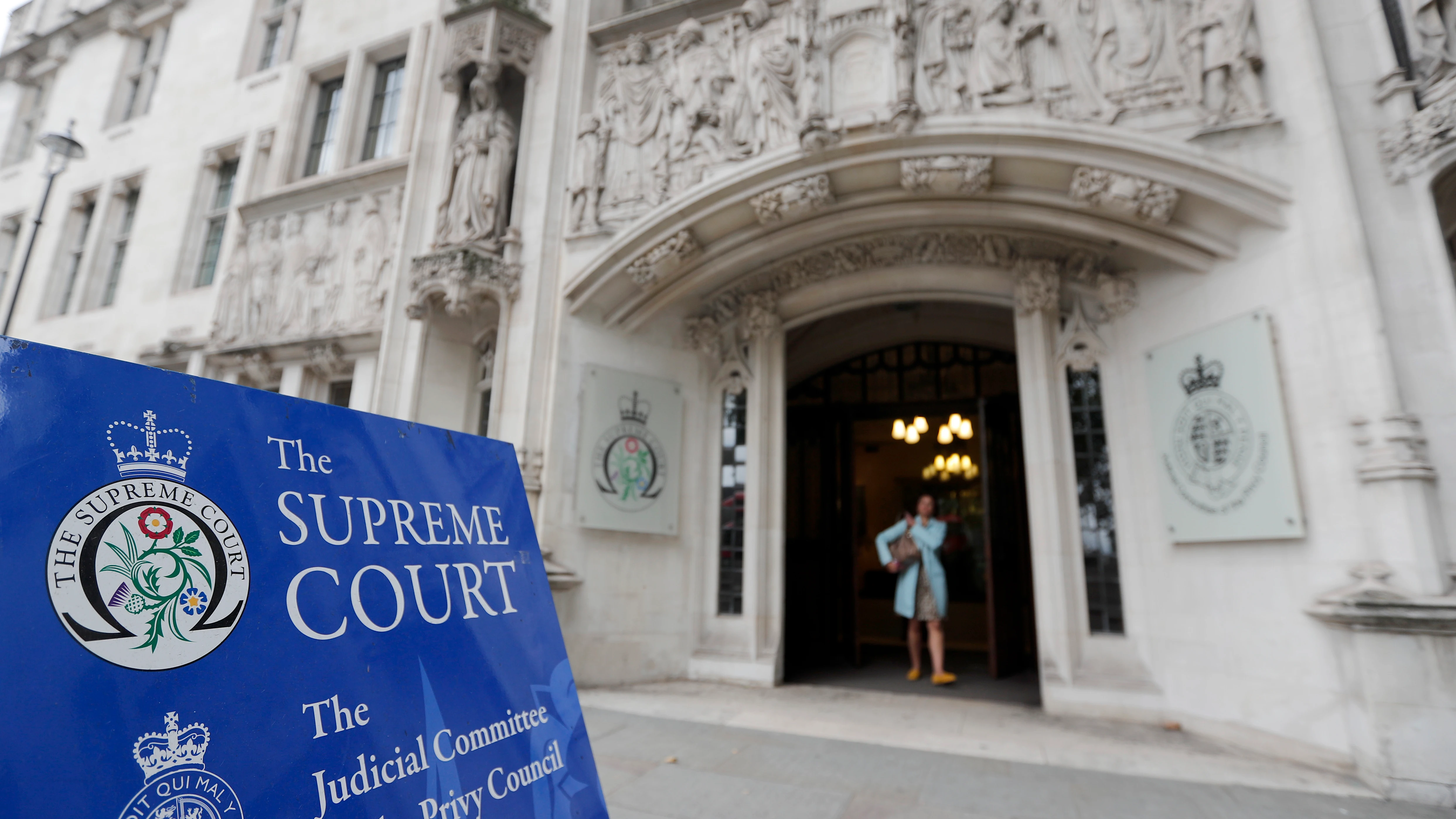 La fachada de la Corte Suprema de Londres
