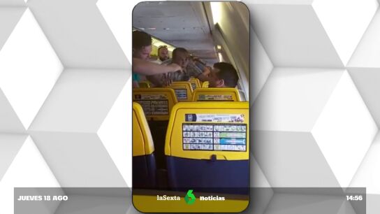 Altercado en un vuelo entre Londres y Kaunas