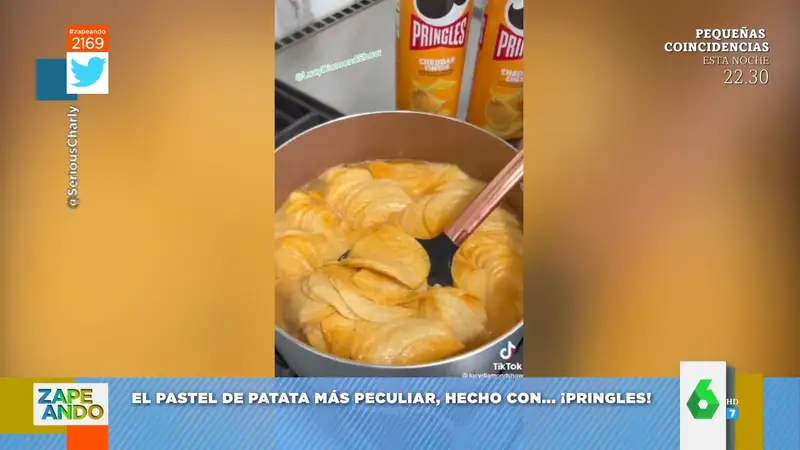 La asquerosa receta de un pastel de patatas con pringles que está escandalizando a Twitter