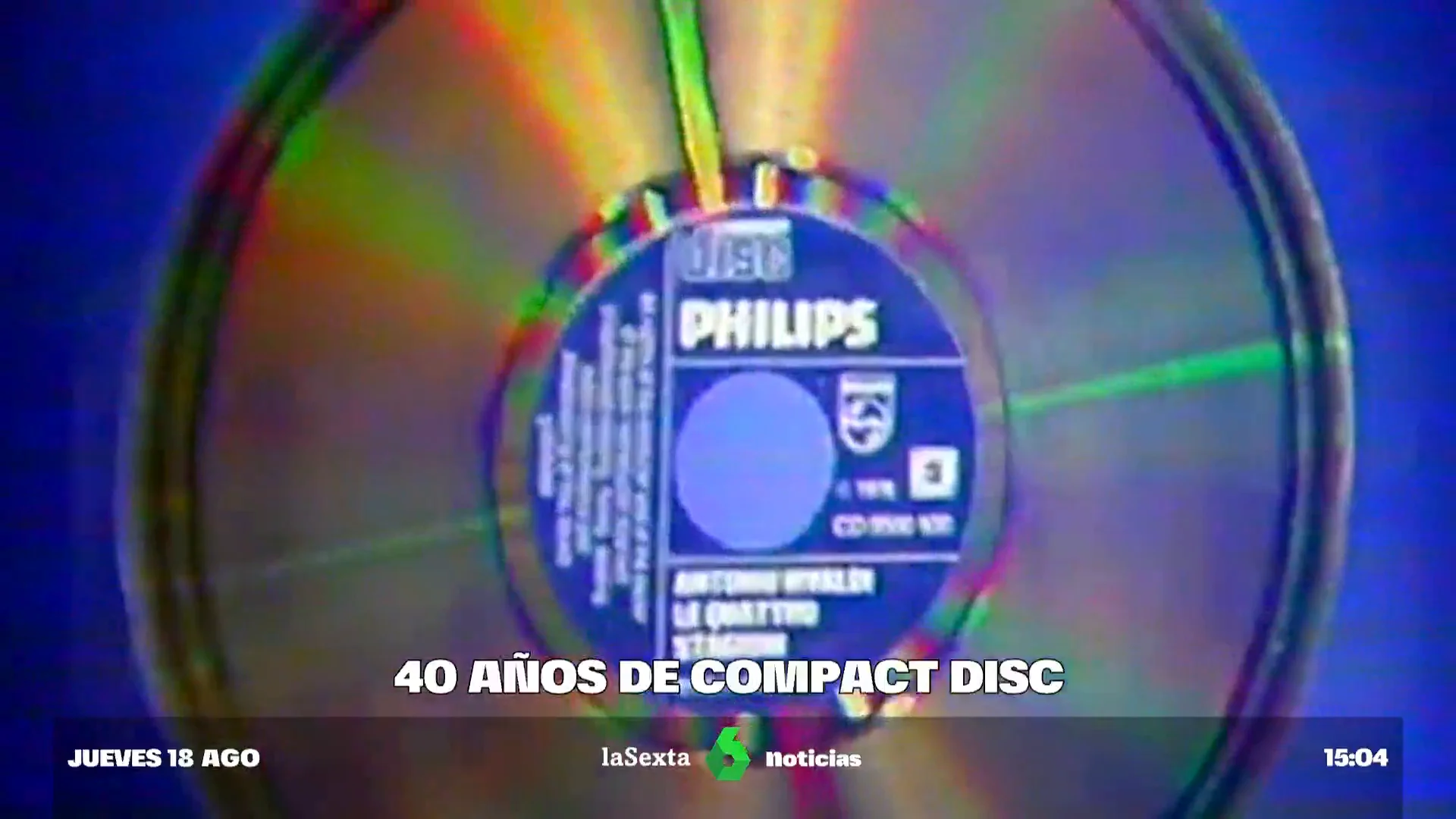 El Compact Disc cumple 40 años El Compact Disc cumple 40 años