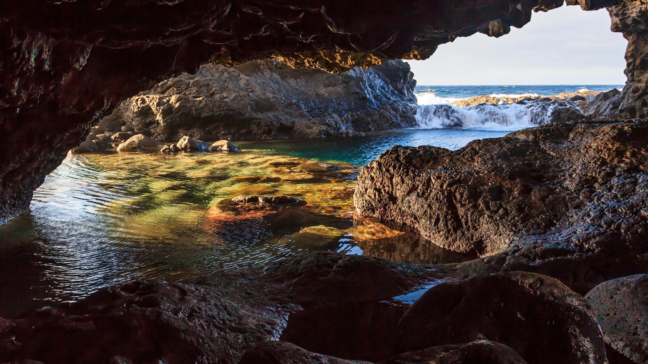 El Charco Azul de El Hierro