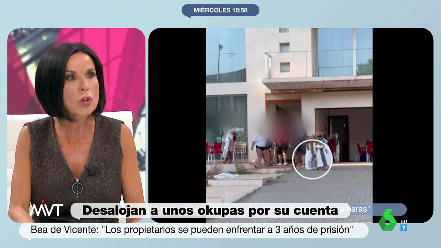 Beatriz de Vicente explica qué delitos se pueden cometer si desalojas okupas por tu cuenta Beatriz de Vicente explica qué delitos se pueden cometer si desalojas okupas por tu cuenta