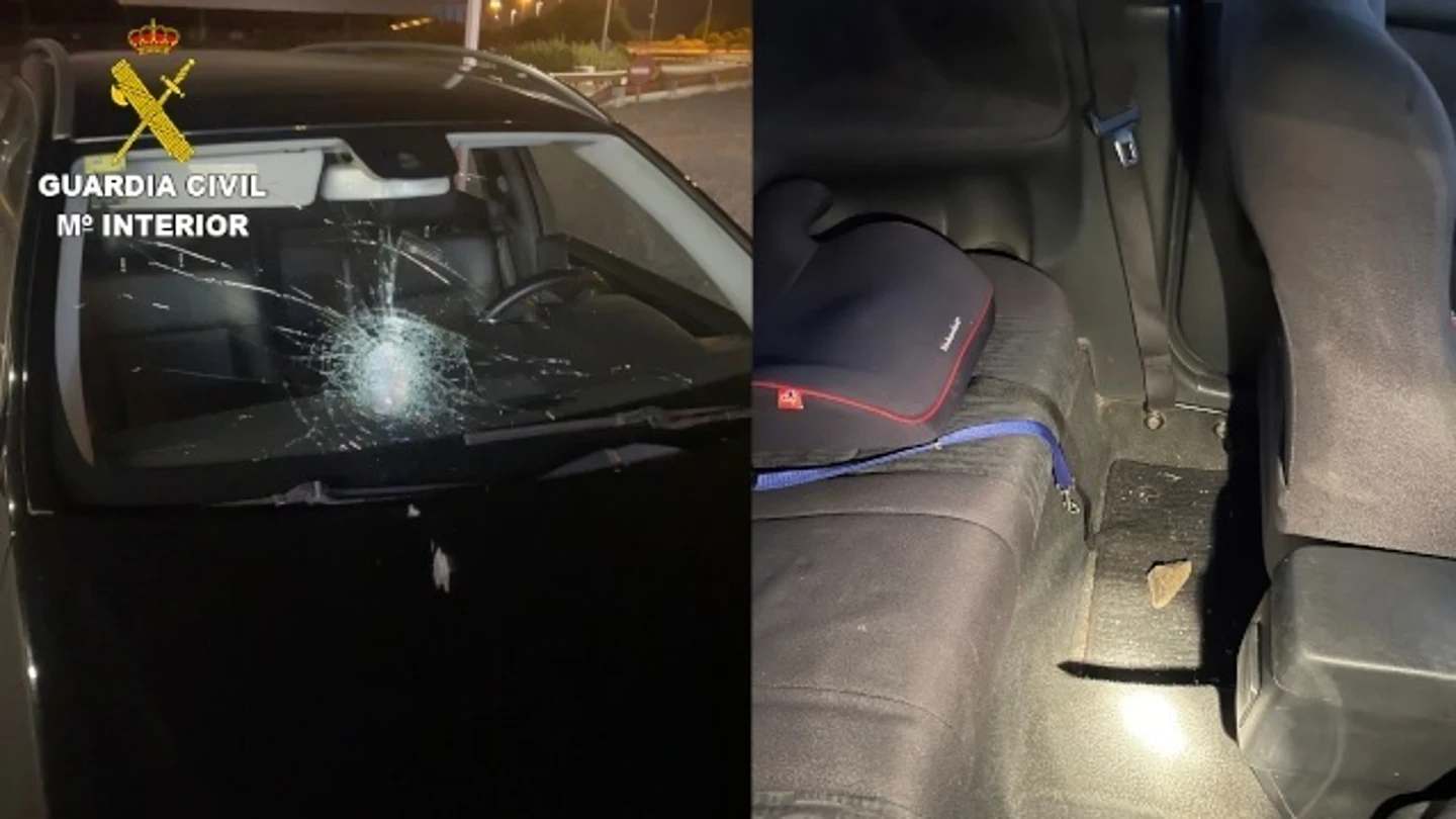 Investigan a dos menores por tirar grandes piedras a los coches que circulaban por una autopista en Gran Canaria Investigan a dos menores por tirar grandes piedras a los coches