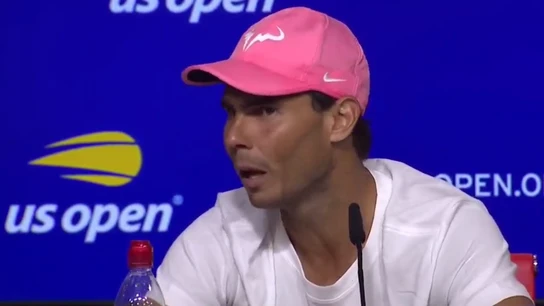 Rafa Nadal se pone serio cuando le acusan de tener trato de favor con los árbitros: "Es una broma, ¿no?" Rafa Nadal se pone serio cuando le acusan de tener trato de favor con los árbitros: "Es una broma, ¿no?"