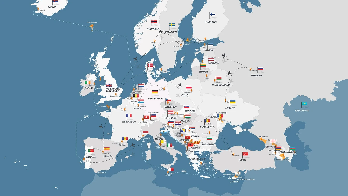 Mapa de Europa Mapa de Europa