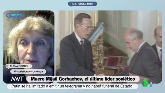 ¿Qué imagen tienen los rusos de Mijaíl Gorbachov? Elena Bogush analiza la "contradictoria" reacción a su muerte ¿Qué imagen tienen los rusos de Mijaíl Gorbachov? Elena Bogush analiza la "contradictoria" reacción a su muerte