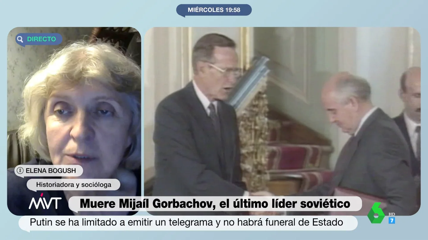 ¿Qué imagen tienen los rusos de Mijaíl Gorbachov? Elena Bogush analiza la "contradictoria" reacción a su muerte ¿Qué imagen tienen los rusos de Mijaíl Gorbachov? Elena Bogush analiza la "contradictoria" reacción a su muerte