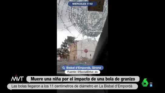 Así se vivió la violenta granizada de La Bisbal d'Empordà dentro de un coche: "¡Párate, se ha roto el cristal!" Así se vivió la violenta granizada de La Bisbal d'Empordà dentro de un coche: "¡Párate, se ha roto el cristal!"