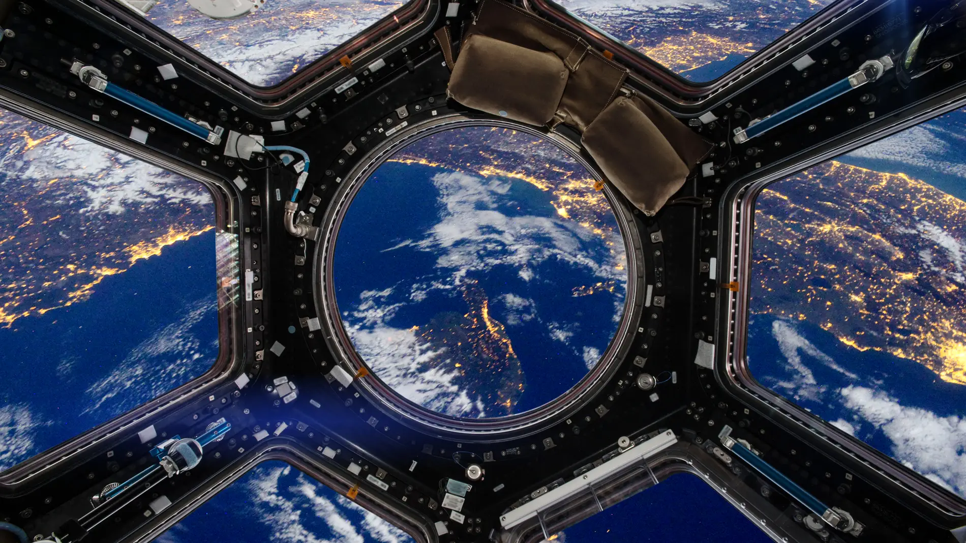 Tierra vista desde la Estación Espacial Internacional