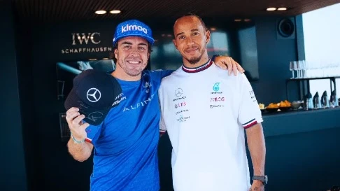 Fernando Alonso y Lewis Hamilton