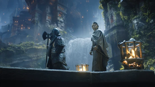 Así de impresionante luce Moria en la Segunda Edad. Así de impresionante luce Moria en la Segunda Edad.