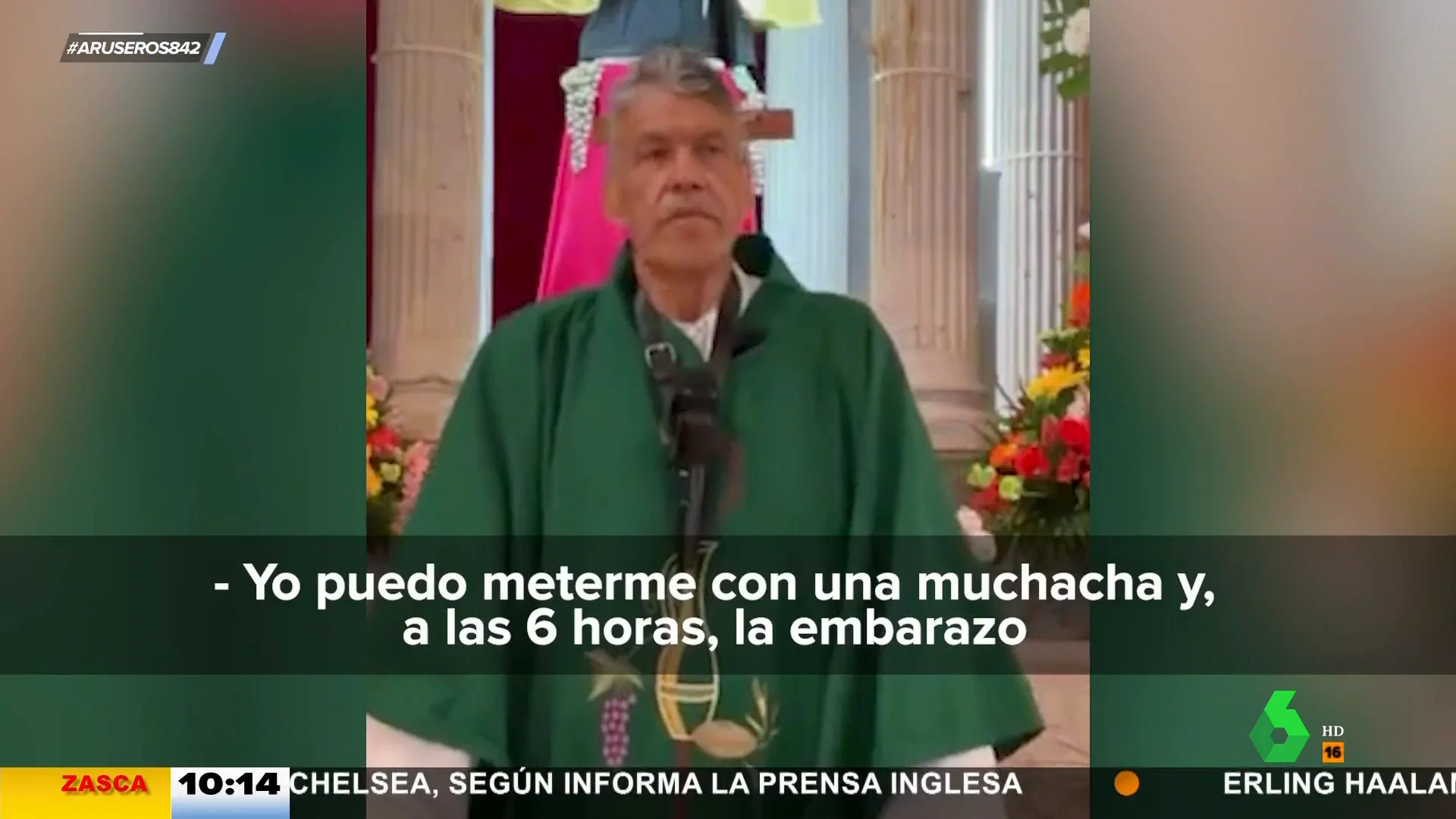  El padre Pistolas: "Tengo unos espermas grandísimos y chingones"