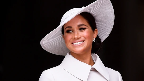 Meghan Markle durante el Jubileo de Platino de la reina Isabel II Meghan Markle durante el Jubileo de Platino de la reina Isabel II