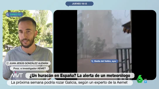 ¿Cuál es el riesgo del huracán que podría llegar a España? La AEMET responde ¿Cuál es el riesgo del huracán que podría llegar a España? La AEMET responde