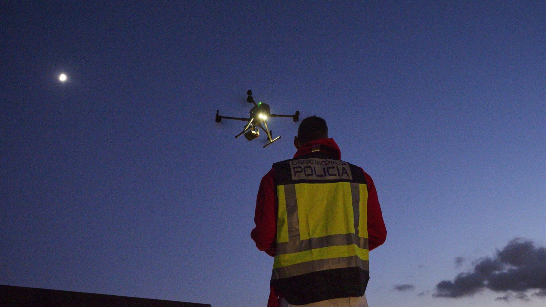 Dron de la online policía