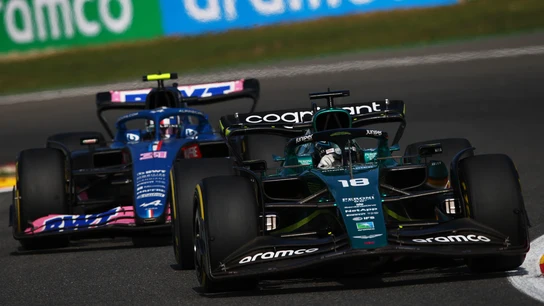 Esteban Ocon y Lance Stroll Esteban Ocon y Lance Stroll