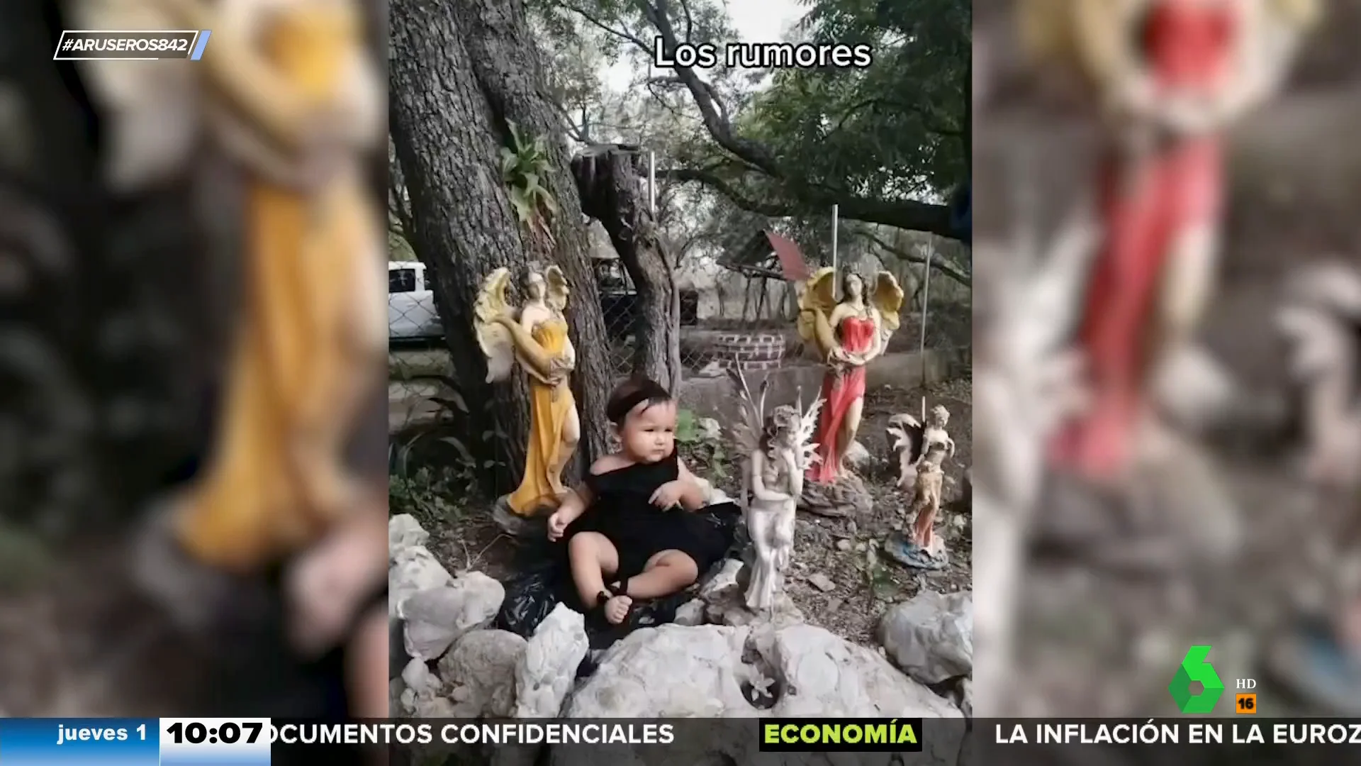 Celebran el primer cumpleaños de su bebé con una fiesta satánica