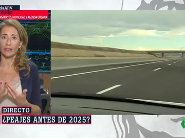 Raquel Sánchez, ministra de Transportes: &quot;No parece que sea el momento de aplicar peajes en las autovías&quot;