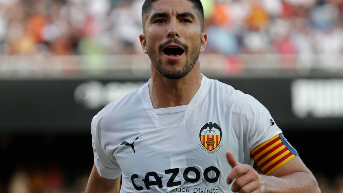 Carlos Soler, con el Valencia