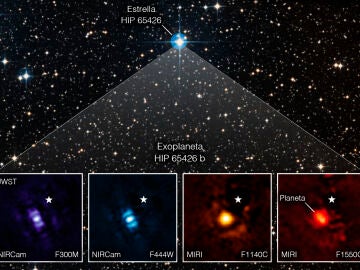 Primera imagen directa de un exoplaneta captada por el Webb