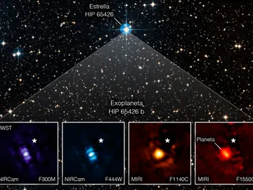 Primera imagen directa de un exoplaneta captada por el Webb Primera imagen directa de un exoplaneta captada por el Webb