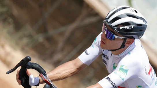 Juan Ayuso, en La Vuelta Juan Ayuso, en La Vuelta