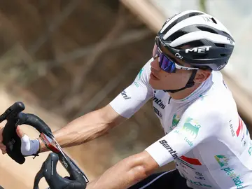 Juan Ayuso, en La Vuelta